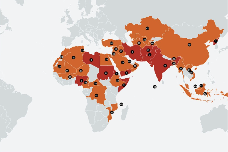 2024-World watch List Map