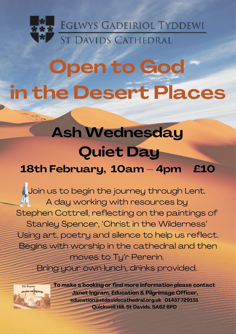 Christ in the Wilderness Quiet Day Poster [180226]