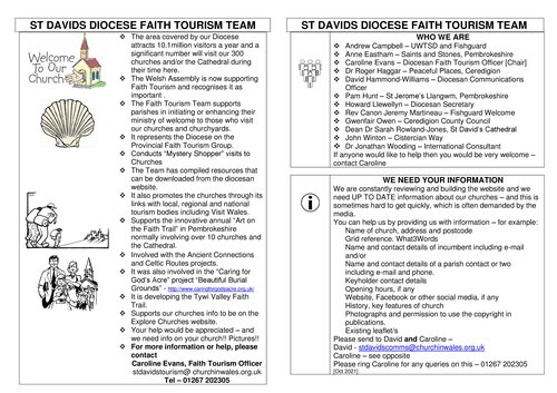 Faith Tourism for Diocese__ Conference Oct 2021