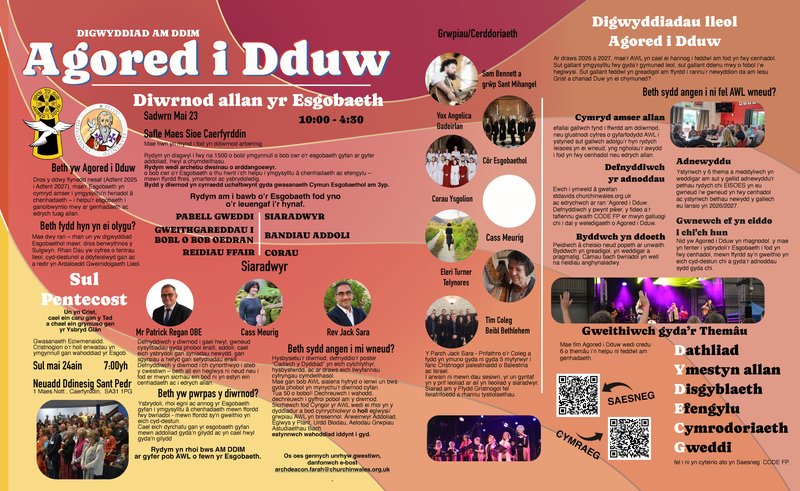 Open to God Pobl Dewi Welsh