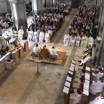 Ordination service in St Davids cathedral