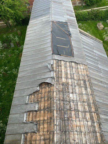 Smart water pic [church roof]